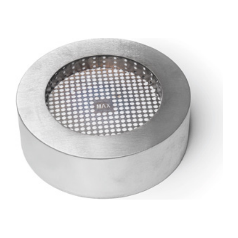 QFlame Set Ethanol Quarzglas Feuerschale mit Betonsockel D50 - D71