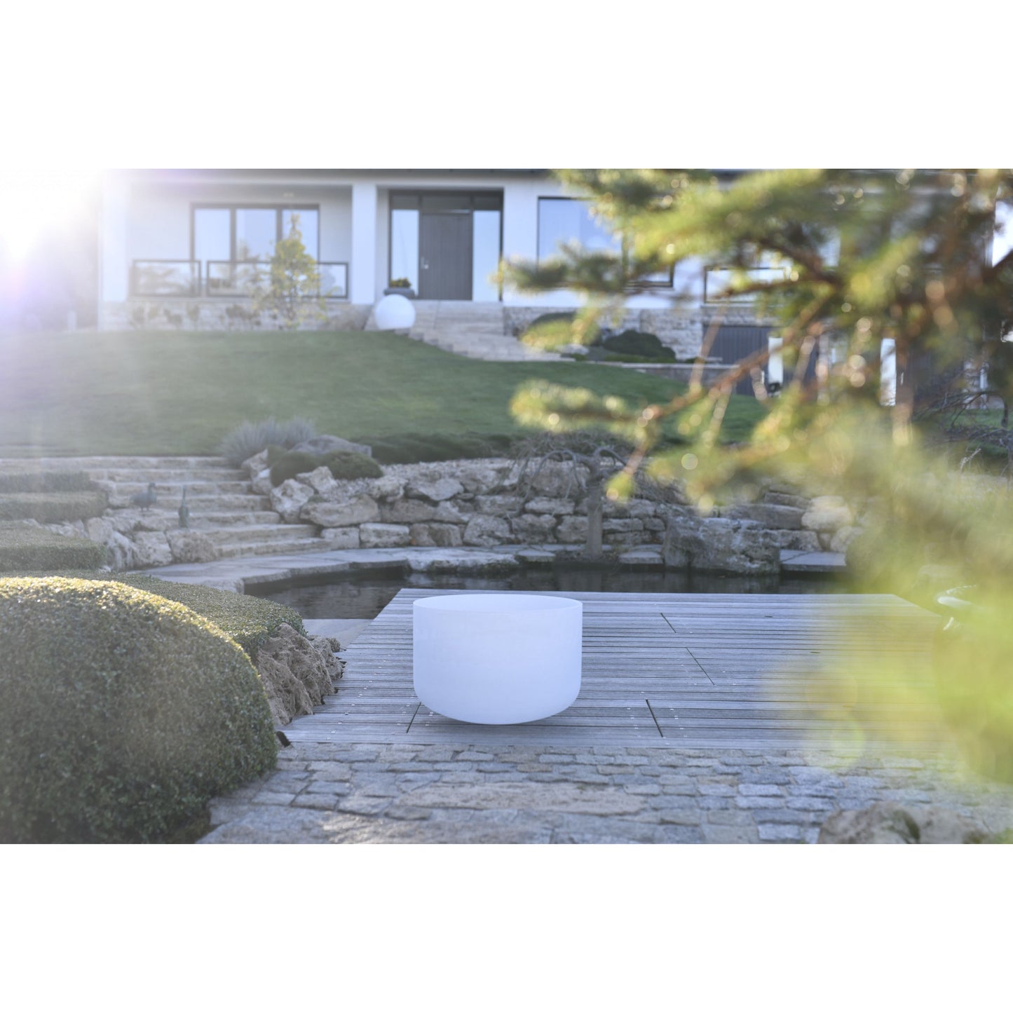 QFlame Pure Garden - Kristallen glazen vuurschaal D64 - D71 - D80