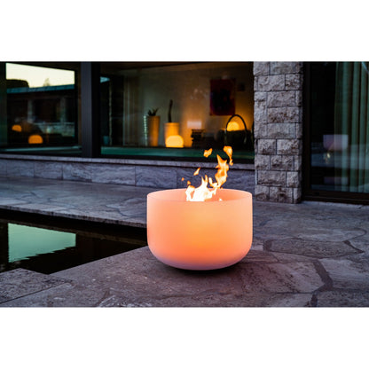 QFlame Pure Garten - Kristallglas Feuerschale D64 - D71 - D80